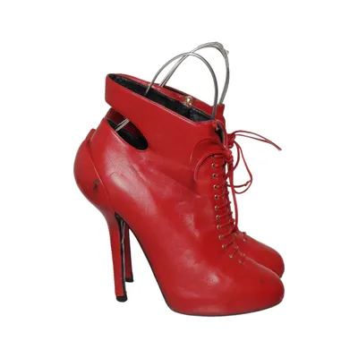 Bottes à talons (Rouge) de Giuseppe Zanotti Cuir