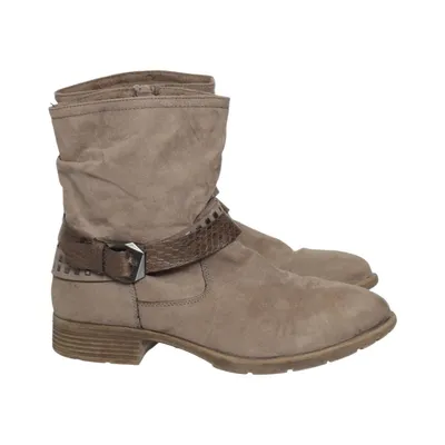 Ankle boots (Beige) from Footflexx