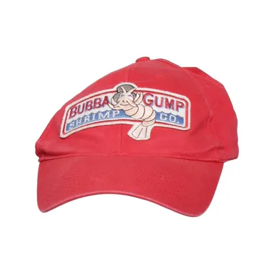 Baseballkeps (Röd, Flerfärgad) från Bubba Gump Bomull