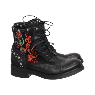 Schnürstiefel (Schwarz, Mehrfarbig) von Made in italy