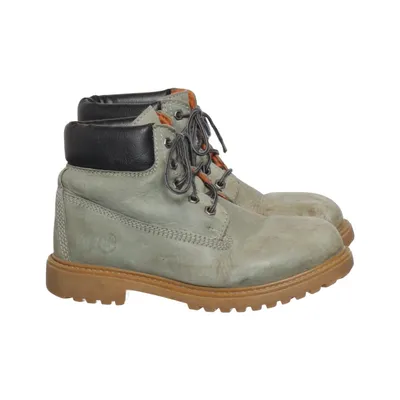 Laced boots (Gray) from Lumberjack Leather