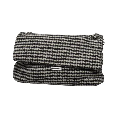 Shoulder-bag (Black, White) from C&A Cotton, Polyester