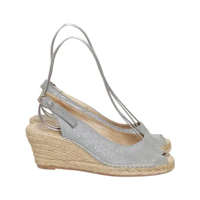 Keilschuhe (Silber) von Cypres Leder
