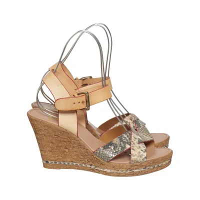 Wedges (Beige, Brown, Multicolored) from Görtz Leather