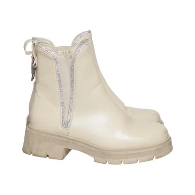 Bottines (Beige) de Super Me Cuir