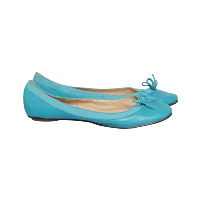 Ballerina's (Blauw) van Buffalo London Leer