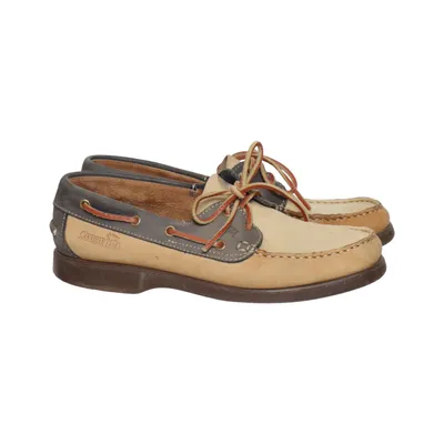 Chaussures de bateau (Beige, Bleu, Marron) de Canadian Land Cuir