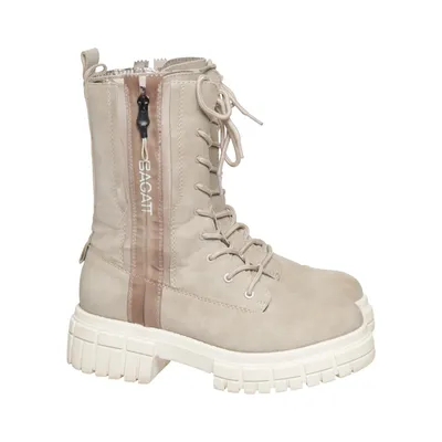Snørestøvler (Beige) fra Bagatt