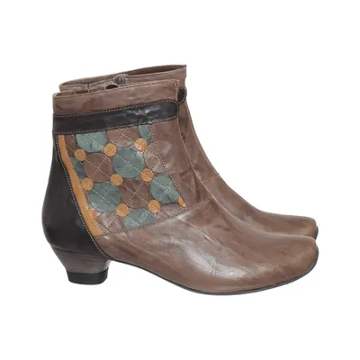 Bottines (Marron) de Think! Cuir