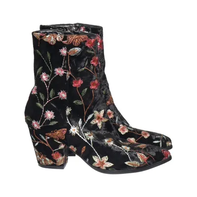 Heeled boots (Black, Multicolored) from Quiz