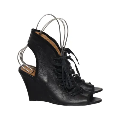 Chaussure compensées (Noir) de Acne Cuir