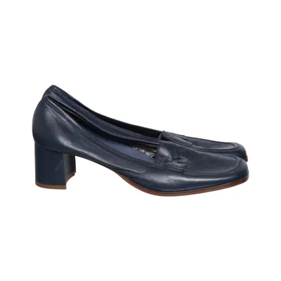 Loafers (Blue) from Walter Bauer Leather