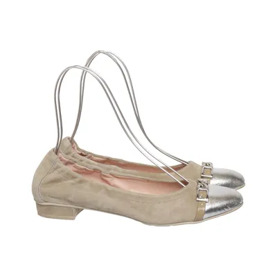 Ballerines (Beige, Argent) de Voltan Cuir