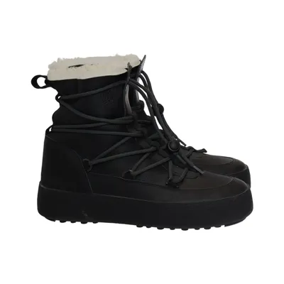 Bottes de curling (Noir) de Moon Boot Cuir