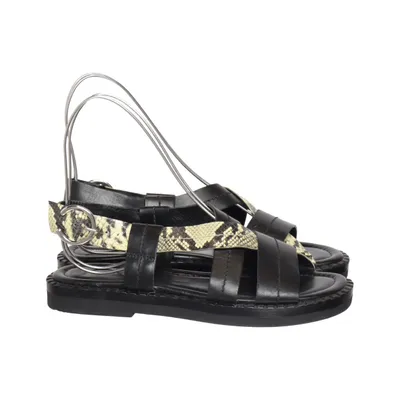 Sandals (Black, Yellow, Multicolored) from Janet & Janet