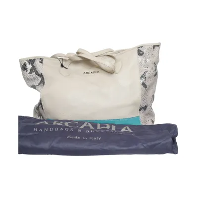 Håndtaske (Beige, Blå, Flerfarvet) fra Arcadia