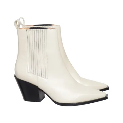 Bottines Chelsea (Beige) de Aeyde Cuir