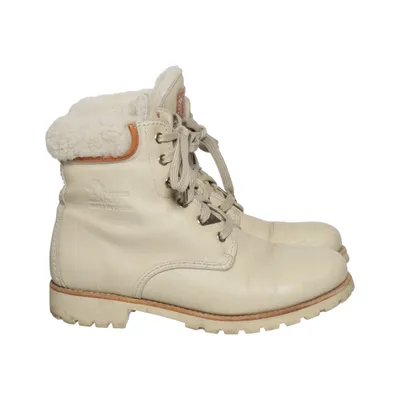 Bottes à lacets (Beige) de Panama Jack Polyuréthane, Laine