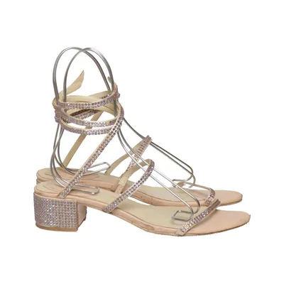Sandales à talons hauts (Rose, Multicolore) de Rejina Pyo Cuir