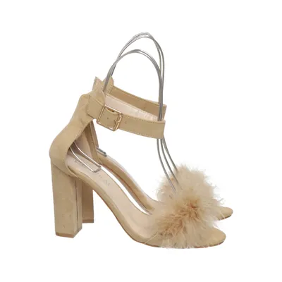 High heel sandals (Beige) from Lala Ikai