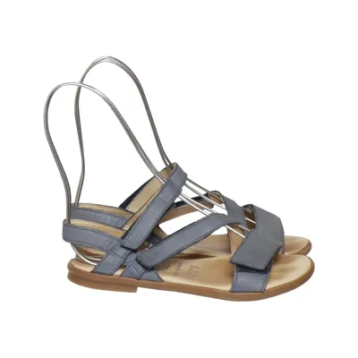 Sandals (Blue) from Däumling Leather
