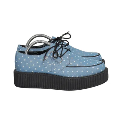 Sneakers (Blue, White) from T.U.K Polyurethane