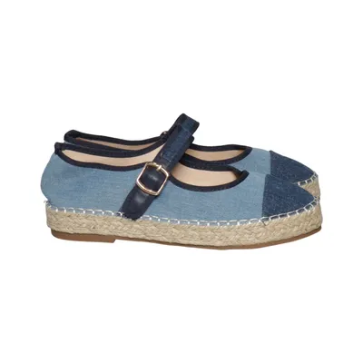 Espadrilles (Bleu) de Ideal Shoes