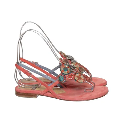 Sandaler (Rosa, Flerfärgad) från Coral Blue Skinn