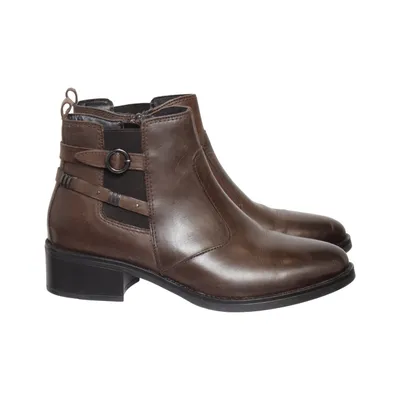 Enkellaarzen (Bruin) van 5th Avenue Leer