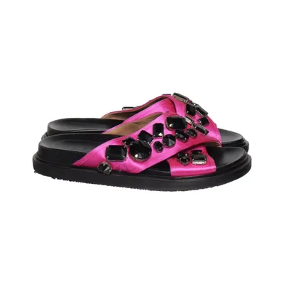 Slip-ins (Pink, Black) from Marni Leather