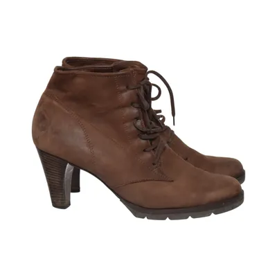 Heeled boots (Brown) from Paul Green Leather