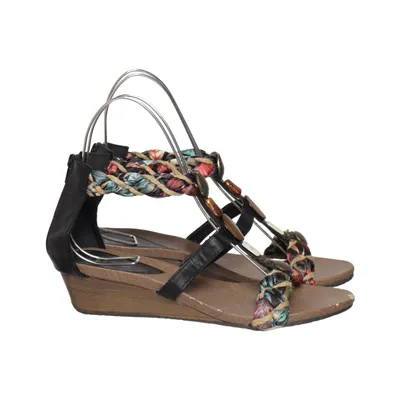 Sandals (Black, Multicolored) from Top shoes