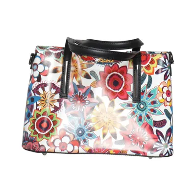 Handbag (White, Multicolored) from Anna Morellini