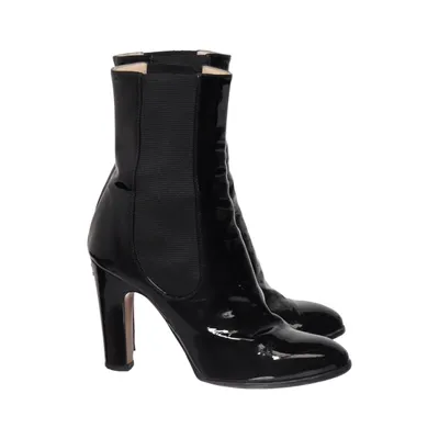 Heeled boots (Black) from Chanel