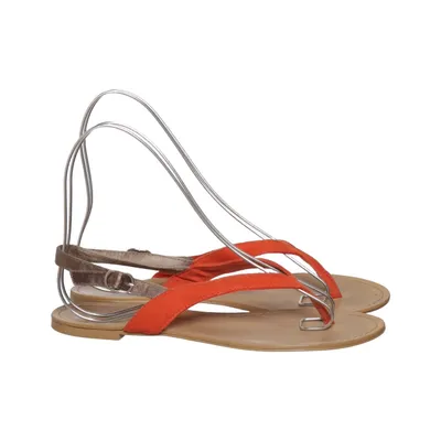 Sandals (Orange, Brown) from Zara