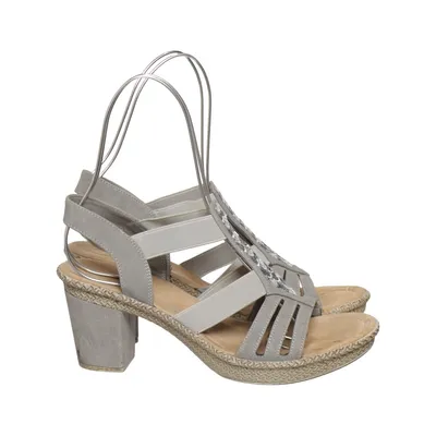 High heel sandals (Gray) from Rieker