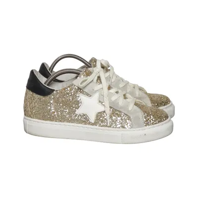 Sneakers (Gold, White, Black) from Primadonna Collection Leather