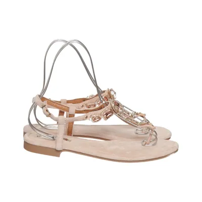 Sandalen (Beige) van Erynn Leer