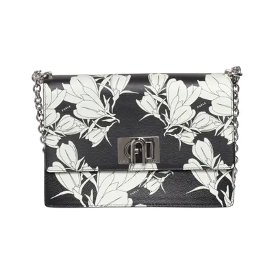 Shoulder-bag (Black, White) from Furla