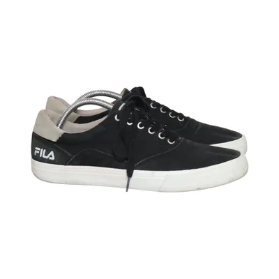 Chaussures en toile (Noir) de Fila Cuir