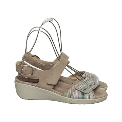 Sandalen (Beige, Meerkleurig) van Semler Leer
