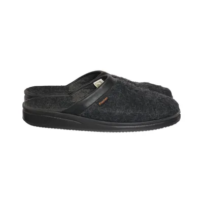 Chaussons (Gris) de Fischer Cuir, Laine