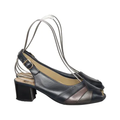 Sandales à talons hauts (Bleu) de Comfort Cuir