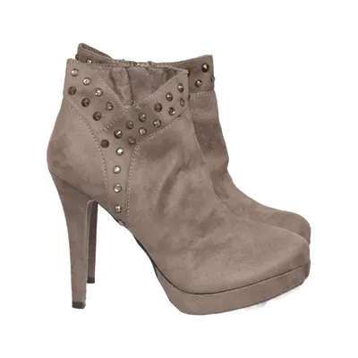 Heeled boots (Gray) from Only Pink