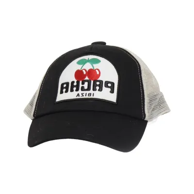Truckerkeps (Svart, Vit, Flerfärgad) från Pacha Bomull, Polyester