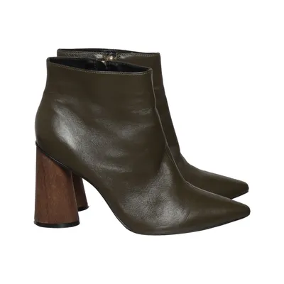 Bottes à talons (Vert) de Helen Billkrantz