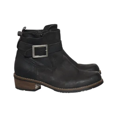 Ankle boots (Black) from Wolky Leather