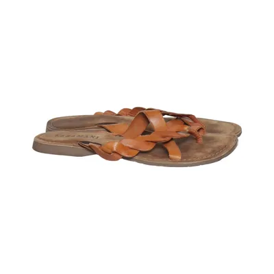 Sandales (Marron) de Lazamani Cuir