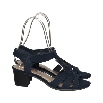 Højhælede sandaler (Blå) fra Annie G.