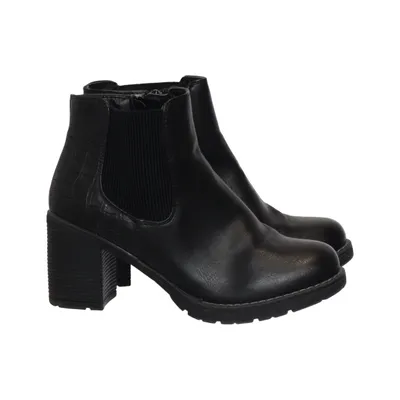 Bottes à talons (Noir) de Annie G. Cuir